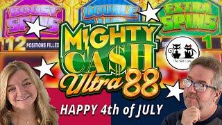 HAPPY 4th OF JULY!  WE GOT THE MEGA FEATURE ON THE NEW MIGHTY CASH ULTRA 88!!