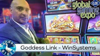 Goddess Link Slot Machine by WinSystems at #G2E2022 1