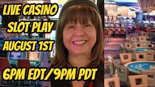 Live Slot play at the Peppermill casino 8/1/2019