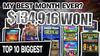 $134,916: My MOST PROFITABLE MONTH EVER Playing HIGH-LIMIT SLOTS?  May Compilation!