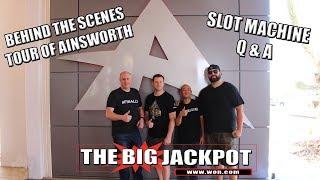 Ainsworth Game Technology Tour and Q and A session  | The Big Jackpot
