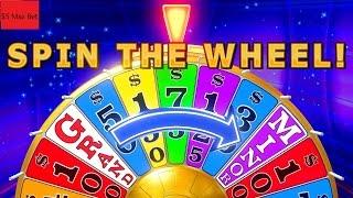 Wheel Of Fortune Slot Machine  Bonus SPIN WHEEL $5 Max Bet !!!! 2 Bonuses