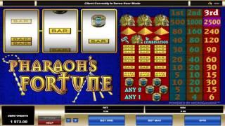 Pharaoh’s Fortune  free slots machine game preview by Slotozilla.com