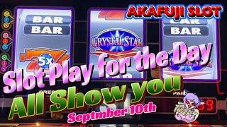 NON STOPSlot Play for the day Blazin Gems Slot, Crystal Star Deluxe Jackpot Handpay 赤富士スロット スロットの全て