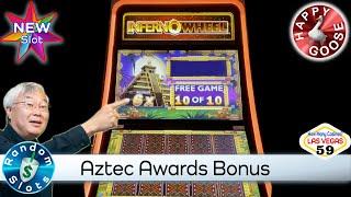 ️ New  InfernOWheel Aztec Awards Slot Machine Bonus