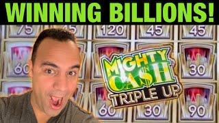 ️ Mighty Cash Billions TRIPLE UP EEEEE!! | New Quick Spin Game & 007 CHIP BONUS!!