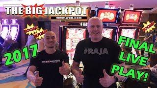 Final Live Slot Play  2018 Here We Come  with The Big Jackpot | The Big Jackpot
