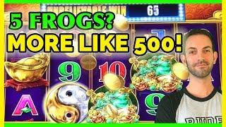 5 Frogs? More Like 500! LINE IT UP, I'm Feelin' Froggy!  #BCSlots