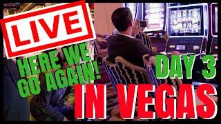 LIVE "Here we go Again!" VEGAS CASINO  Playing Slot Machines  with Brian Christopher