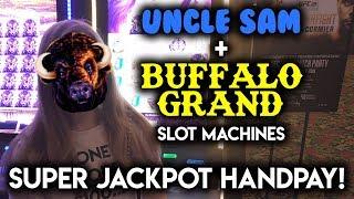 SUPER JACKPOT HANDPAY on BUFFALO GRAND! Slot Machine! How Much did the BONUS Wheel give me???