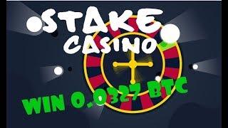 Stake Crypto Casino  Win Bitcoin BLACKJACK  +0.0327 BTC
