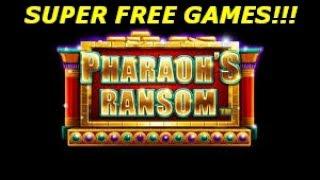 NEW GAME Pharaoh's Ransom Super Free Games!!! Aristocrat slot machine pokie