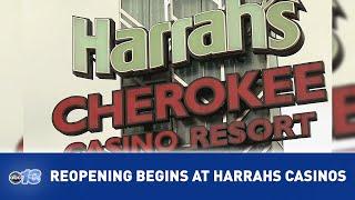 Opinions Differ As Gradual Reopening Begins At Harrahs Casinos