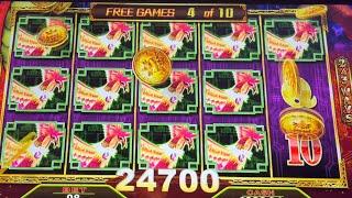 Crazy LINE HIT in the BONUS on 98 CENT BET!! Potawatomi Casino BIG WIN!