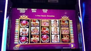 Aristocrat Queens of Cash Max Bet BIG Win free spins