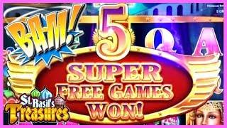 BAM! • Super Free Games Bonus Wins • St. Basil Treasures Slot Machine | Slot Traveler