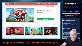Live Online Slots Session! - !mega To Enter Fruity Slots £1000 Free Play Tournament!