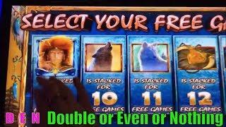 $LOT $ERIES ! DEN (42)Double or Even or NothingCoyote Queen / Treasures of Egypt Slot 彡栗スロ