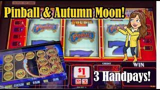 3 Handpays! Chasing a Maxed Out Major plus New IGT Pinball!