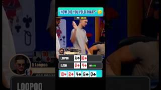 Lucky Poker Player SUCKS OUT On RIVER in $84,000 POT  #shorts
