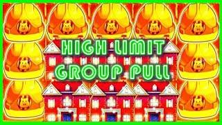 HIGH LIMIT  Group Pull on Huff N' Puff  MASSIVE WINNING BONUS