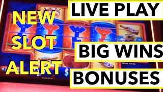 NEW SLOT ALERT!!! LIVE PLAY and BONUSES on Dumb and Dumber Slot Machine with BIG WINS!!