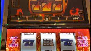 SEARING 777 SLOT AT CHOCTAW DURANT #choctaw #casino #slots #vgt
