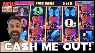 CHECK OUT ALL THOSE MULTIPLIERS! 16x EACH LINE!  CASH ME OUT on LIGHTNING LINK SLOT MACHINES