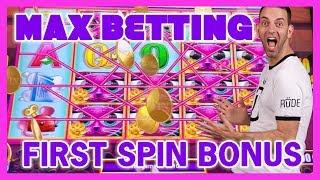 MAX BettingFirst Spin BONUSU Spin Deluxe JACKPOTCosmo LAS VEGAS  BCSlots