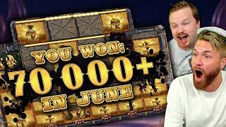 Biggest Wins of June (Slots and Crazy Time)