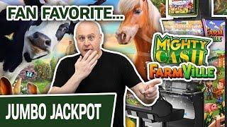 ‍ Fan Fave FARMVILLE FORTUNE: Jackpot!  Plus PLENTY More High-Limit Slot Wins