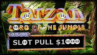 $1000 Group Slot Pull • Tarzan: Lord of the Jungle • Buffalo Gold •