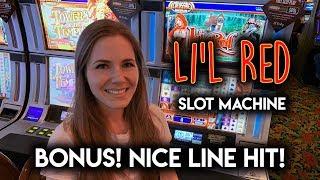 Lil Red Slot Machine! BONUS! Nice Hit!!