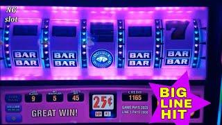 DOUBLE DIAMOND Slot Machine BIG WIN | 25c Denomination High Limit Slot