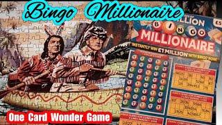 ...Millionaire  BINGO....  One Card Wonder Game.....with
