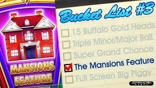 My Slot Bucket List, Ep. #3 - Chasing the Mansions Feature in Huff n More Puff Slot Machine