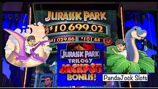 My first time was a WIN on Jurassic Park Trilogy slot
