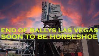 Last Walkthrough of Bally's Las Vegas As It Starts Rebranding to Horseshoe