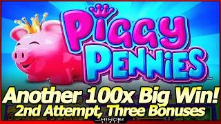 All Aboard Piggy Pennies Slot - Another 100x Big Win!  Free Spins and All Aboard Features