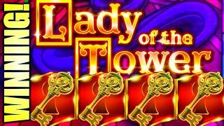 A FAIRY TALE WIN!  LADY OF THE TOWER & MONEY ROLL Slot Machine (Incredible Technologies)