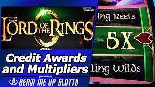 Lord of the Rings: Reels of Rivendell Slot - Credit Awards and Multipliers in New WMS Game