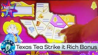 ️ New - Texas Tea Strike It Rich Slot Machine Bonus