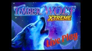 •NEW TIMBER WOLF !•TIMBER WOLF XTREME Slot (Aristocrat + VGM) $3.00 Bet Live Play•彡