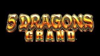 BIG WINS!!! LIVE PLAY and Bonuses on 5 Dragon's Grand Slot Machine