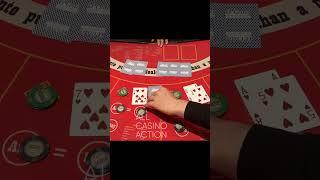 ULTIMATE TEXAS HOLD'EM! WINNING A MASSIVE $1300 BET WITH NOTHING!! #shorts