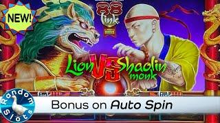 New️Lion Vs Shaolin Monk Slot Machine Bonus on Auto Spin