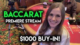 $1000 VS Baccarat! Trying The NEW Dragon BONUS Bet!!