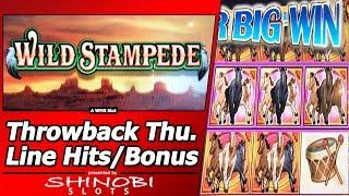 Wild Stampede Slot - TBT, Live Play, Line Hits and Free Spins Bonus