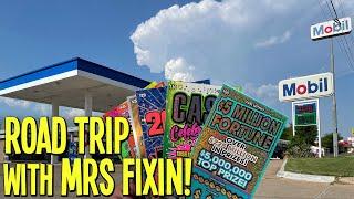 $210 Scratch Offs  + Mochi!  FUN ROAD TRIP with MRS. FIXIN