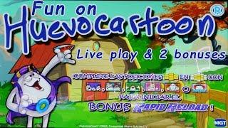 Fun w/ Huevocartoon - live play w/ bonuses - Slot Machine Bonus